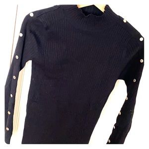 Zara black sweater dress